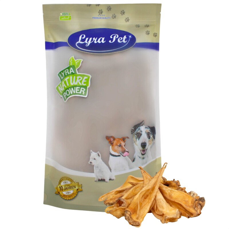 Lyra Pet Rinderohren ca. 30 g 3 kg