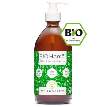 Wolfsbacher Natur Bio Hanföl 500 ml