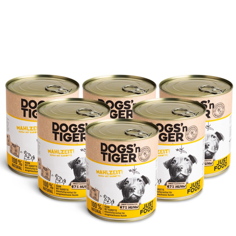 Dogs'n Tiger Mahlzeit 6x800 g