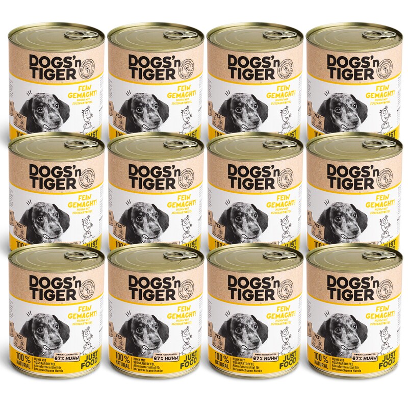 Dogs'n Tiger Fein gemacht! 12x800 g