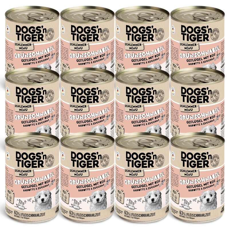 Dogs'n Tiger Grünschnabel 12x400 g