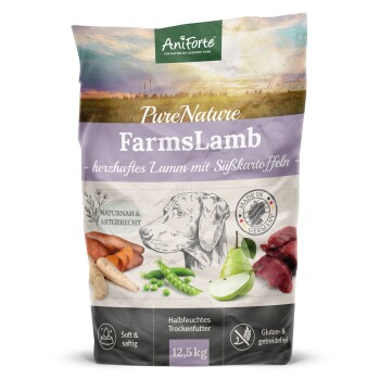 AniForte Trockenfutter FarmsLamb - herzhaftes Lamm mit Süsskartoffeln 12