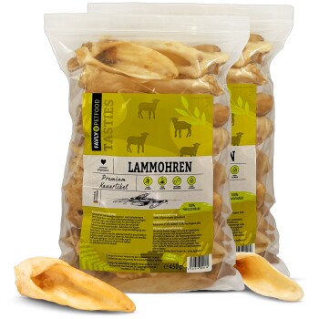 FAVLY Petfood Lammohren 900 g