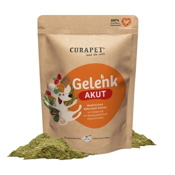 CURAPET Funktionelles Gelenkpulver mit Grünlippmuschel - GelenkAkut 200g