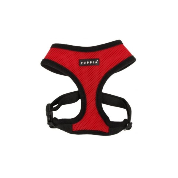 Puppia Soft Brustgeschirr rot M