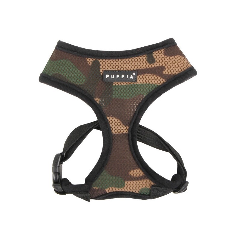 Puppia Soft Brustgeschirr army green S