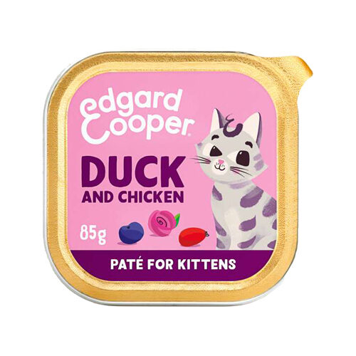 Edgard & Cooper Kitten - Ente und Huhn aus Freilandhaltung - 16 x 85 g