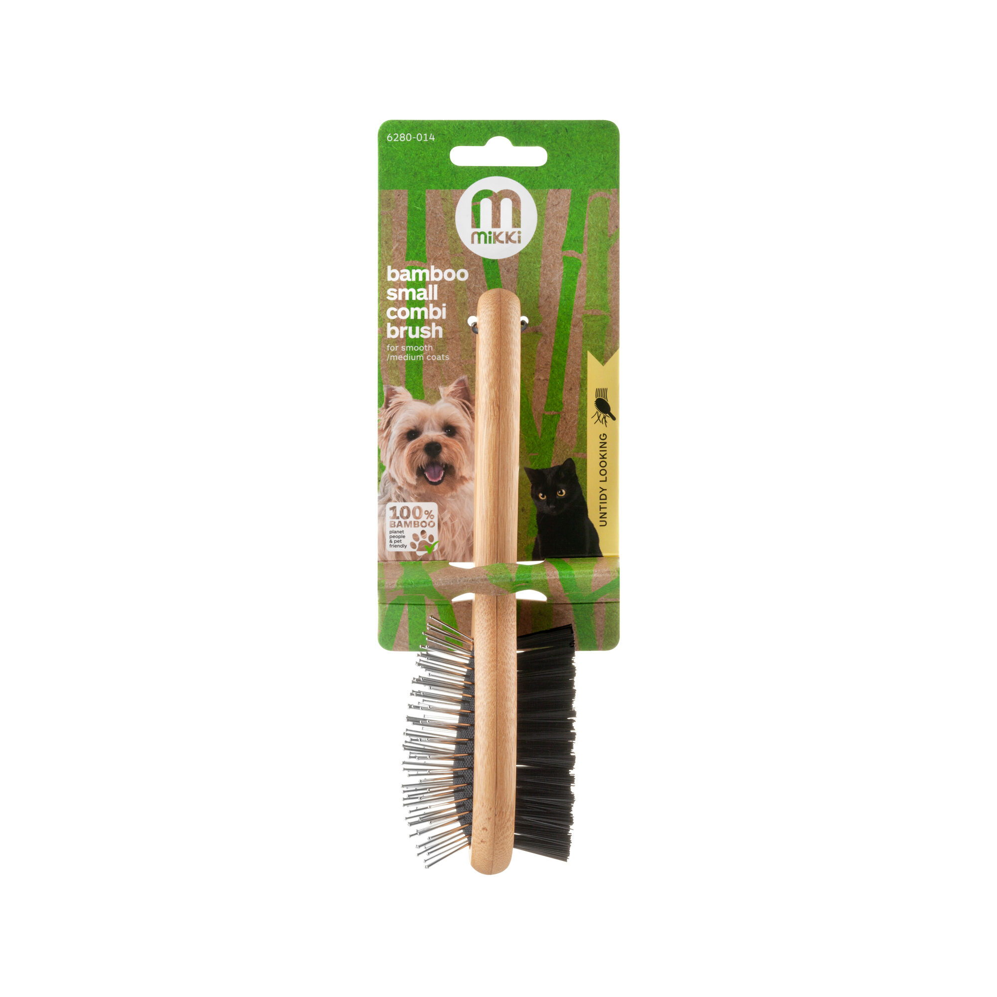 Mikki Bamboo Combi Brush - Groß