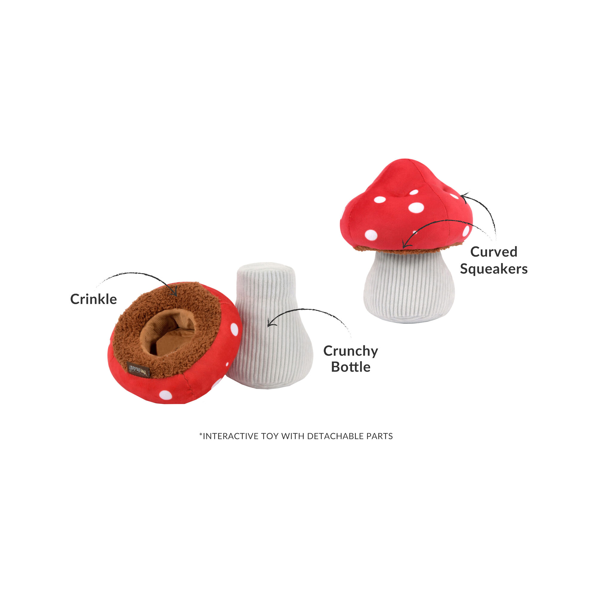 P.L.A.Y. Pet Blooming Buddies - Mutt Mushroom