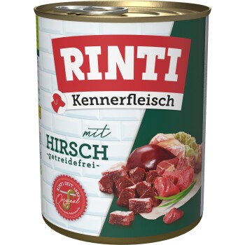 RINTI Kennerfleisch Hirsch 24x800 g