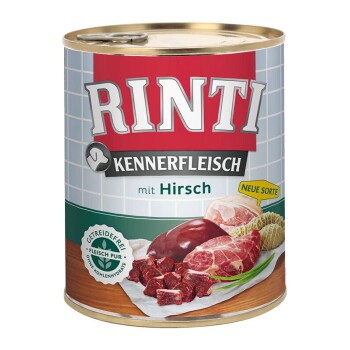 RINTI Kennerfleisch Hirsch 24x800 g