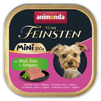 animonda Vom Feinsten Adult Mini 32x100 g Rind & Ente