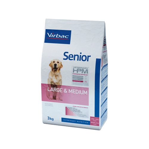 Veterinary HPM Large & Medium Senior Hundefutter - 12 kg