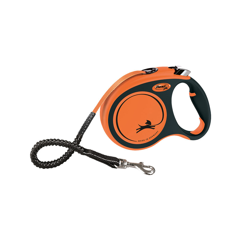 Flexi Rollleine XTREME - Tape Leash Orange - M