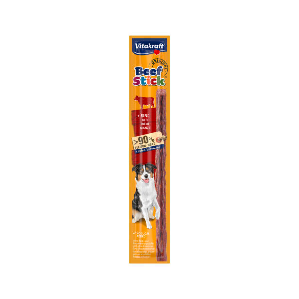 Vitakraft Beef Stick Original Rind - 10 Stück