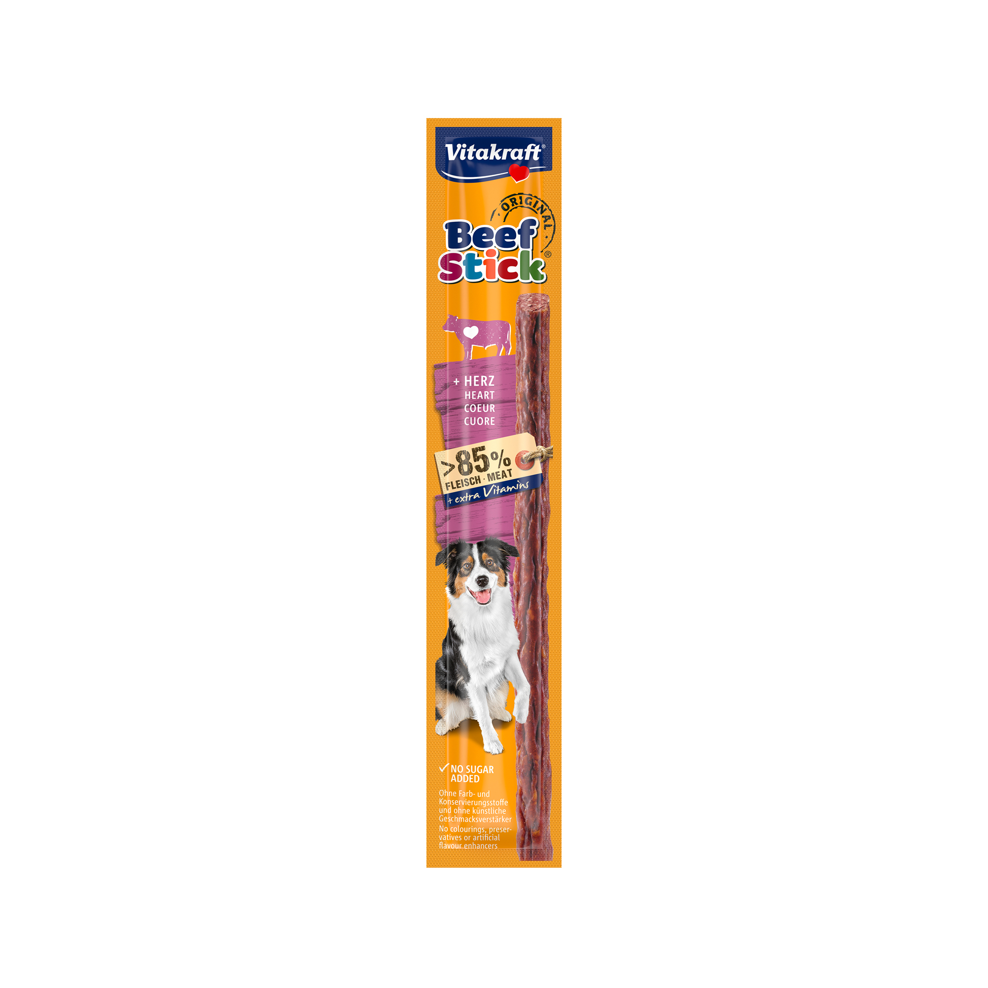 Vitakraft Beef Stick Original Herz - 5 Stück