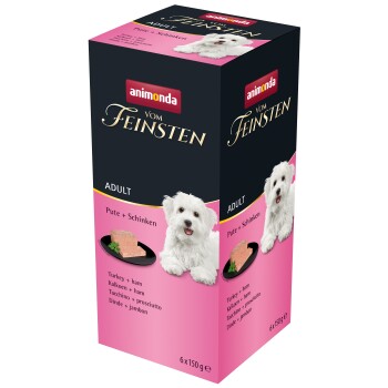 animonda Vom Feinsten Adult 6x150g Pute & Schinken