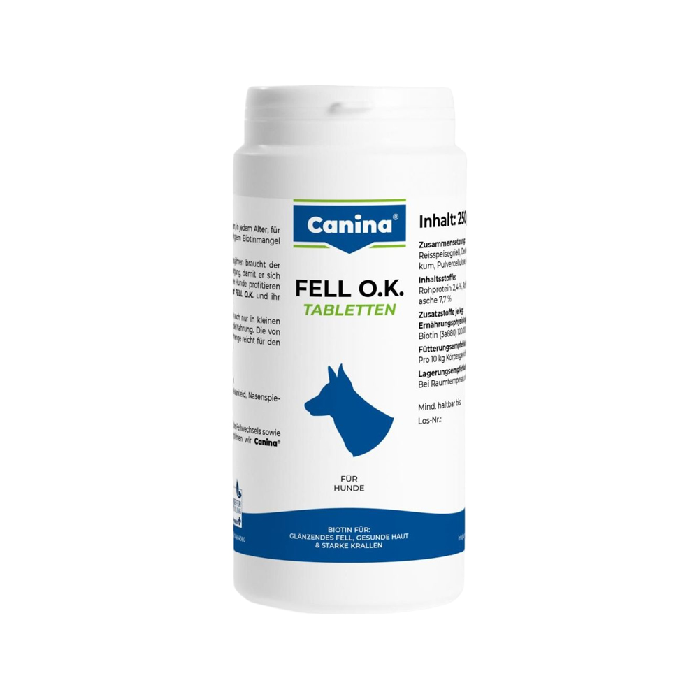 Canina Fell O.K. Tabletten - 250 g