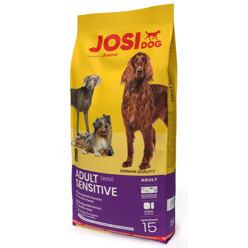 JosiDog Adult Sensitive für empfindliche Hunde 5x900 g