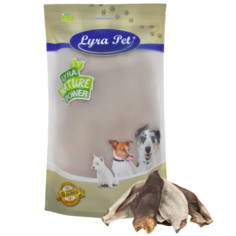 Lyra Pet Pferdeohren mit Fell 600 g