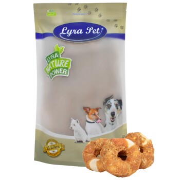 Lyra Pet Kauringe m. Hühnerbruststreifen 1 kg