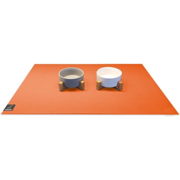 SANOZOO ® - Napfunterlage - Öko-Tex und Made in Germany orange 80 cm