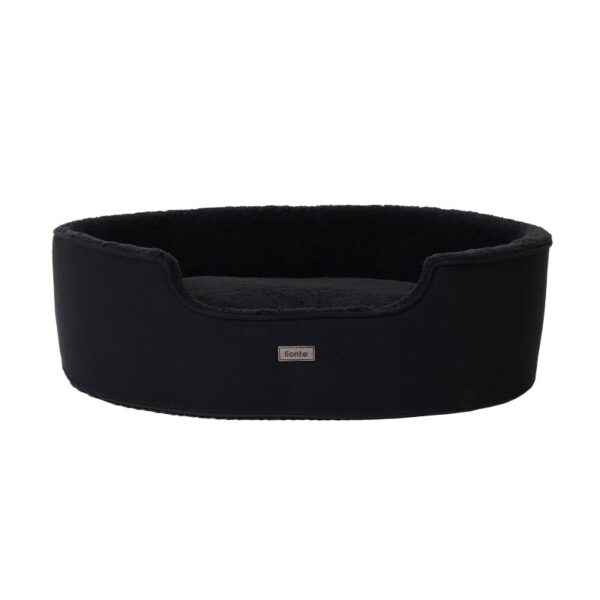 Lionto Hundebett mit Wendekissen schwarz S