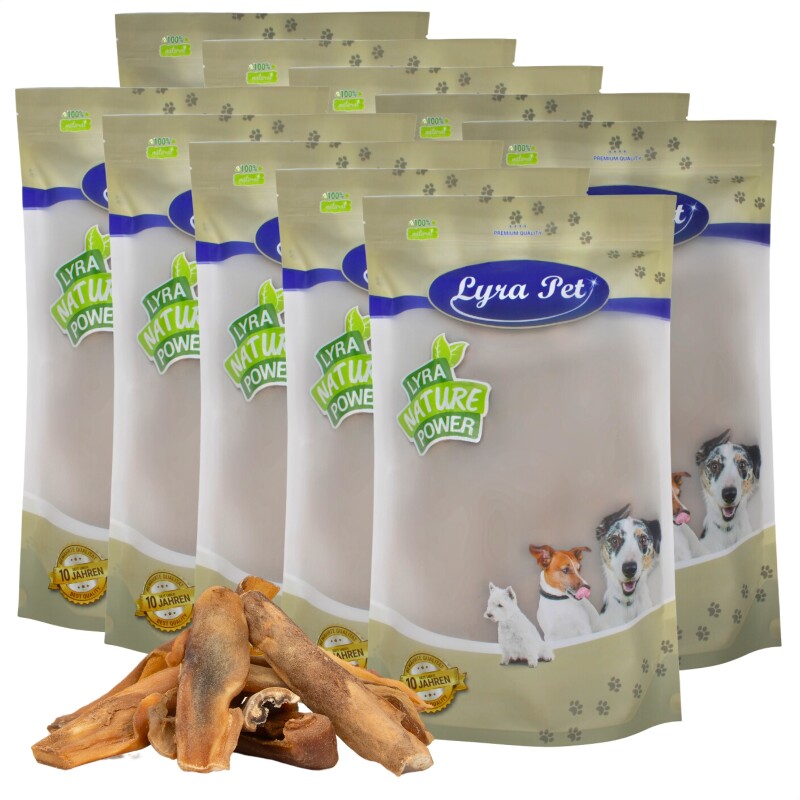 Lyra Pet Rinderkopfhaut goldbraun dunkel 10 kg