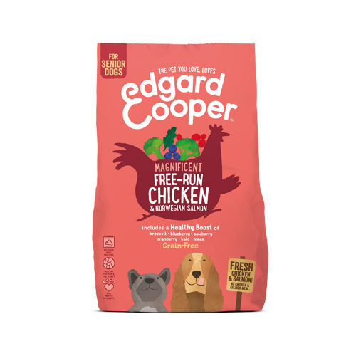 Edgard & Cooper Senior Hundefutter - Huhn & Lachs - 7 kg