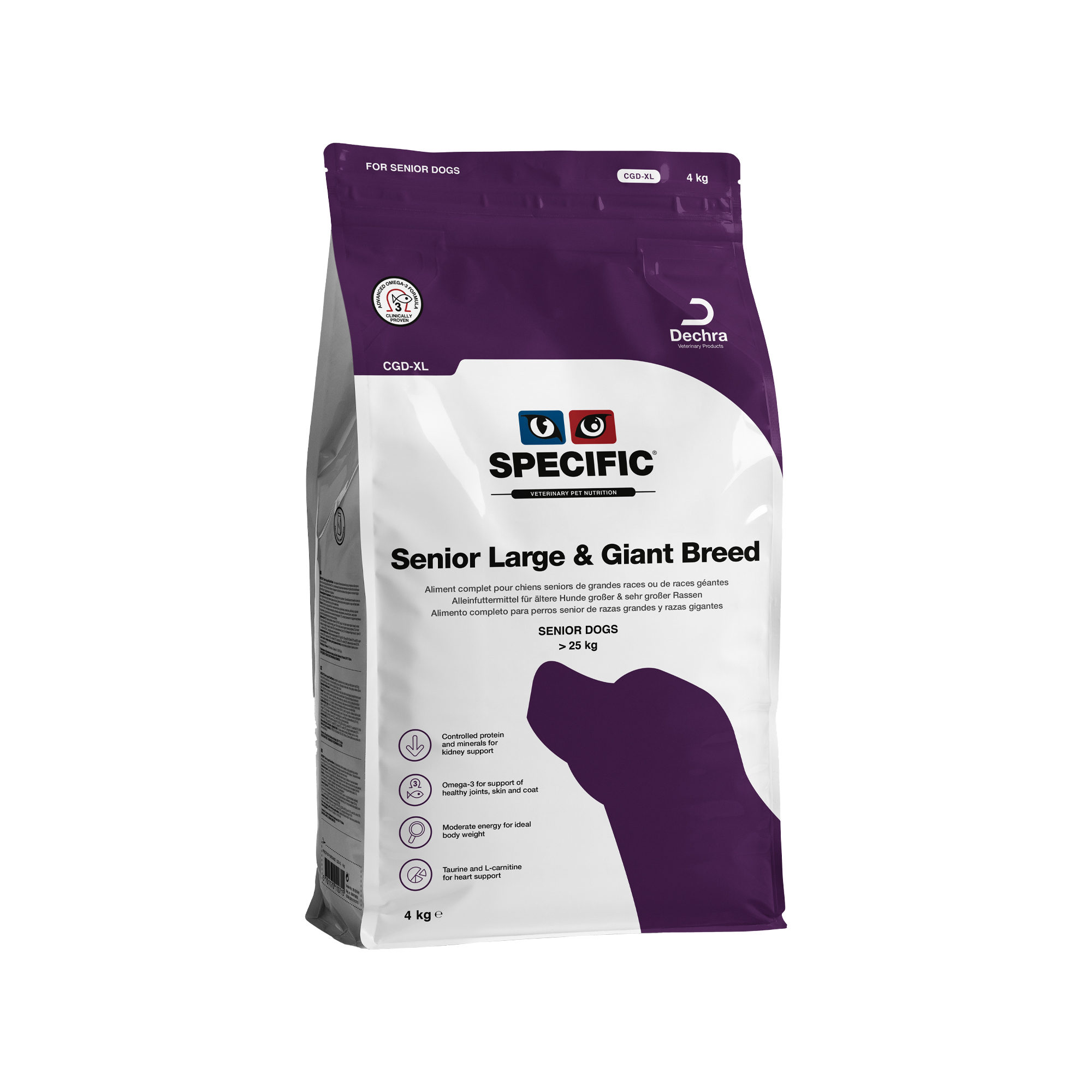 SPECIFIC Senior Large & Giant Breed CGD-XL Hundefutter - 12 kg