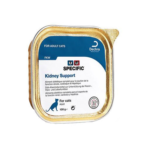 SPECIFIC Kidney Support FKW Katzenfutter - Schälchen - 7 x 100 g