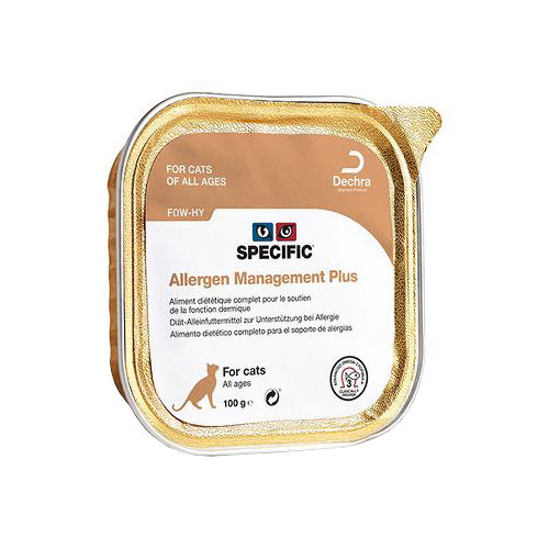 SPECIFIC Allergen Management Plus FOW-HY Katzenfutter - Schälchen - 7 x 100 g