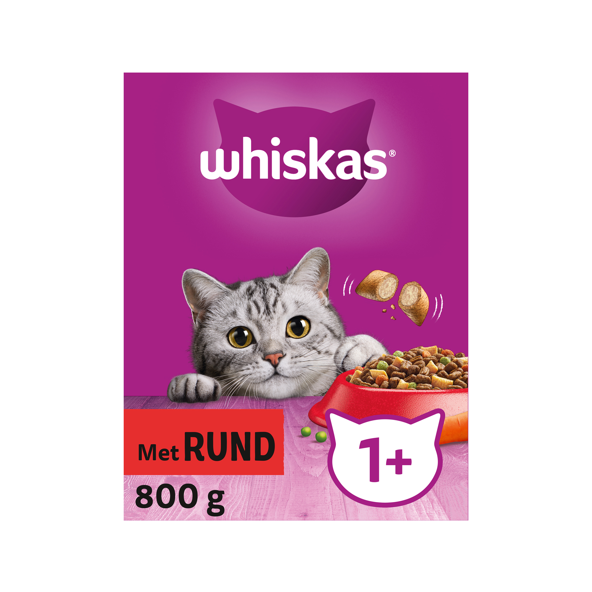 Whiskas Trockenfutterbox für Erwachsene - Rindfleisch - 3