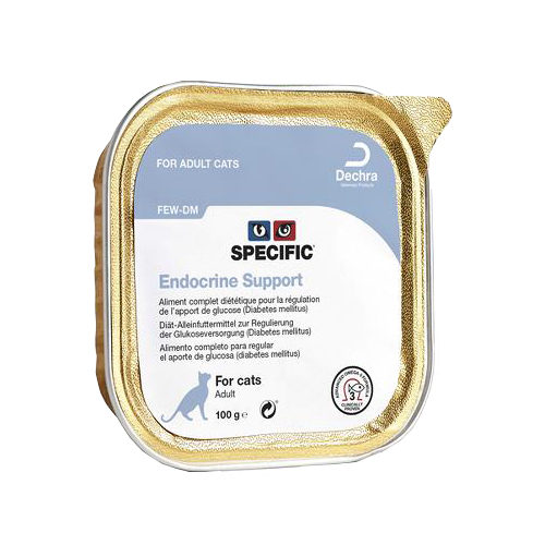 Specific Endocrine Support FEW-DM Katzenfutter - Schälchen - 7 x 100 g