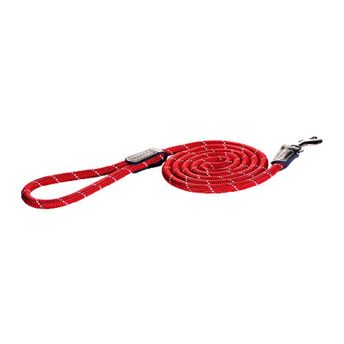 Rogz Rope Line Fixed Lead - Schwarz - 180 cm / 9 mm