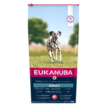 EUKANUBA mit Lachs & Gerste für große Rassen 12 kg