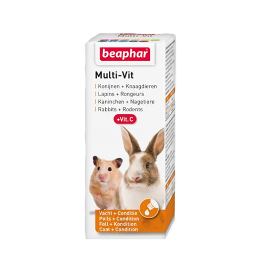 Beaphar Multi-Vit für Kaninchen und Nagetiere - 50 ml