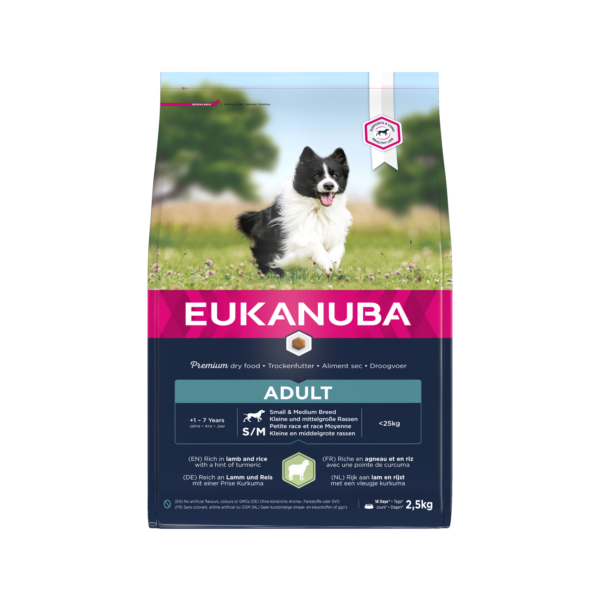 Eukanuba Adult Small & Medium Breed Hundefutter - Lamm - 2