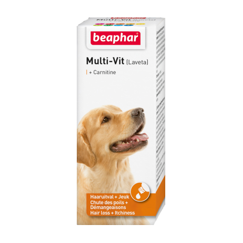 Beaphar Multi-vit (Laveta) mit Carnitin - 50 ml