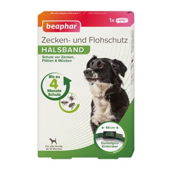 Beaphar Zecken- und Flohschutz Halsband für Hunde