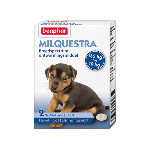 Beaphar Milquestra - großer Hund - 2 Tabletten