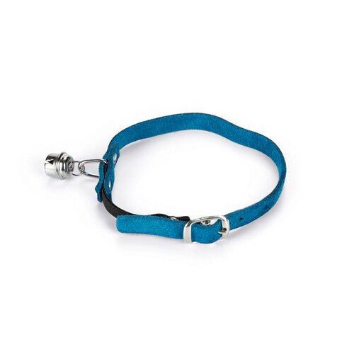 Beeztees Wildleder Katzenhalsband - Hellblau