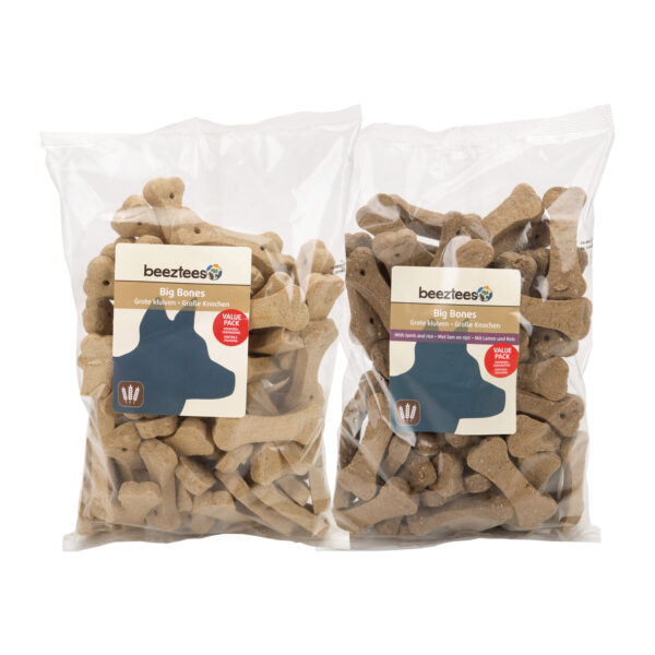 Beeztees Großer Kluif Hundesnack - Lamm und Reis - 1 kg