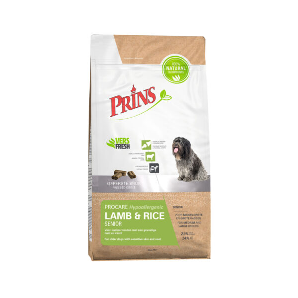 Prins ProCare Lamb & Rice Senior Hypoallergenic - 15 kg