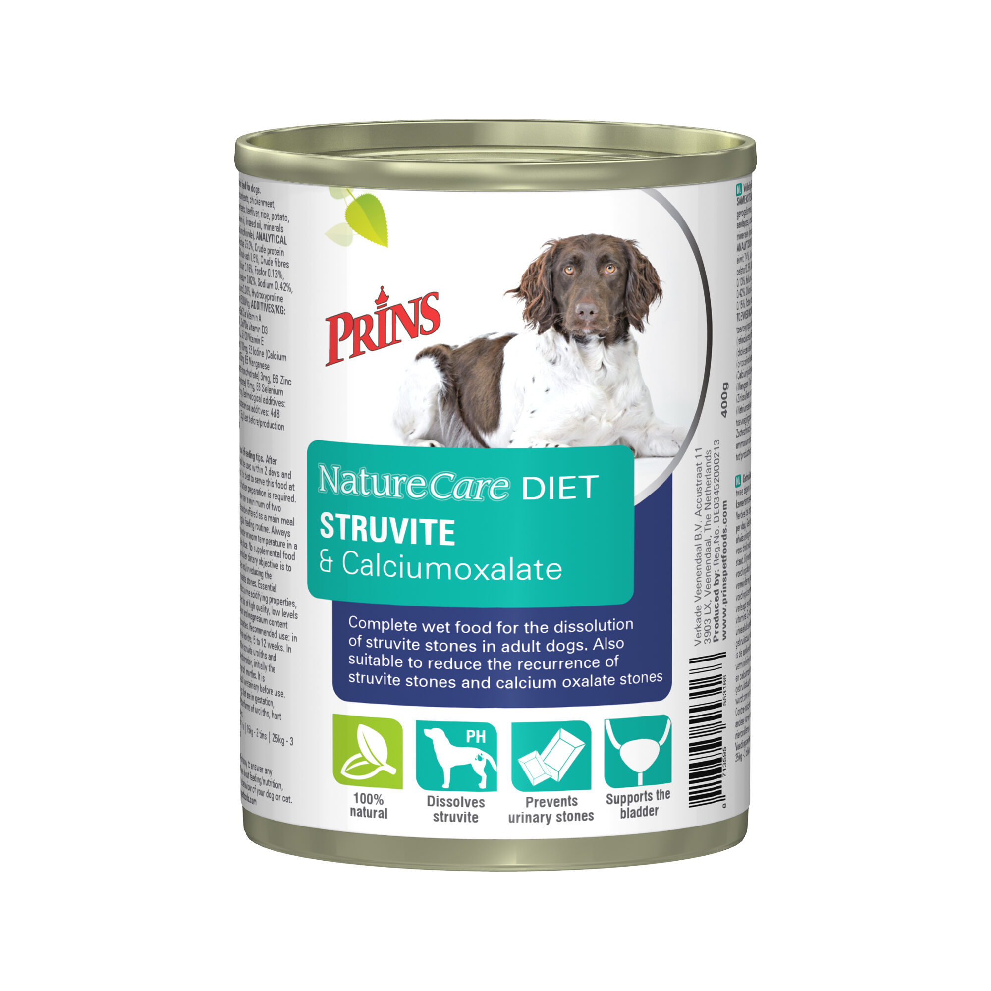 Prins NatureCare Diet Dog Struvite & Calciumoxalate - 6 x 400 g