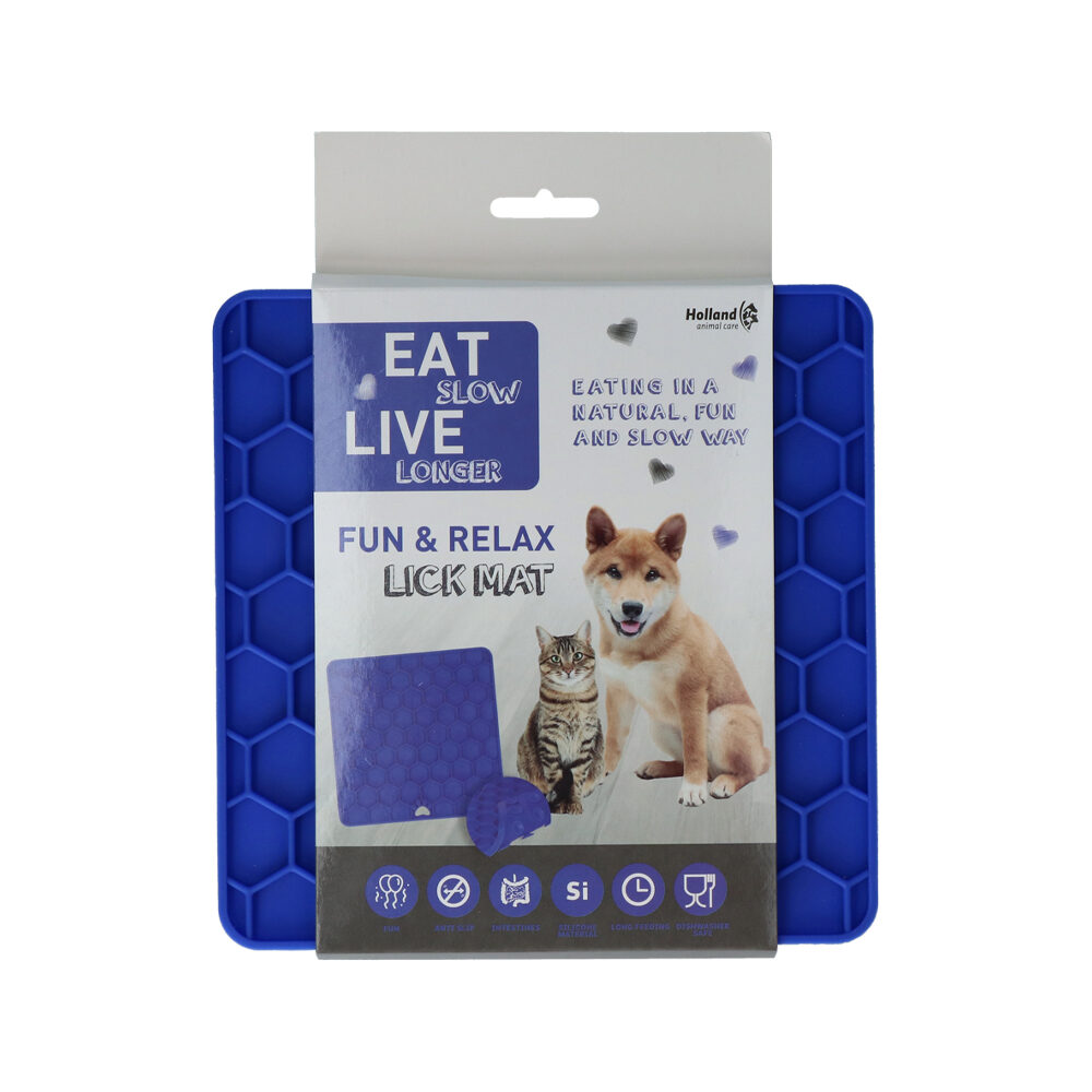 Eat Slow Live Longer Fun & Relax Lick Mat - Rosa