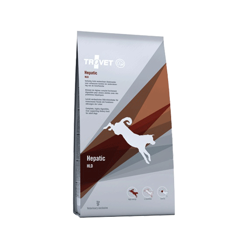 TROVET Hepatic HLD Hundefutter - 12