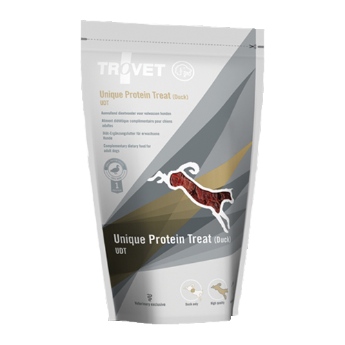 TROVET Unique Protein Treats UDT Hund - Ente - 8 x 125 g