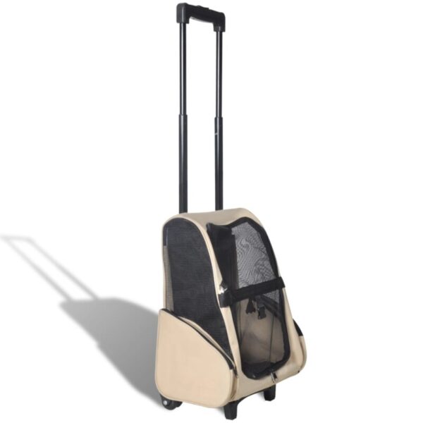 VidaXL Haustier Trolley beige