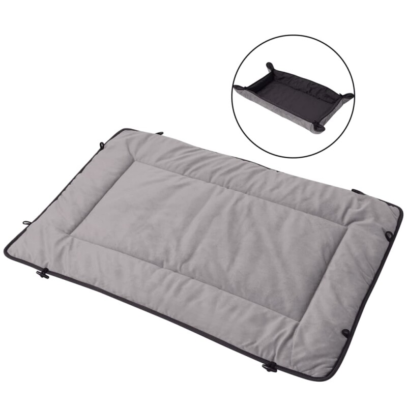 VidaXL Hundebett grau 65 cm